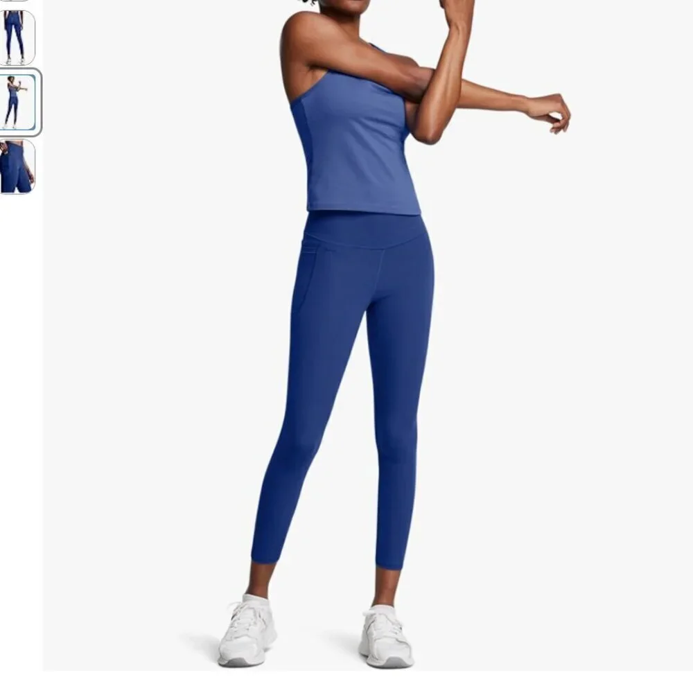 NWT Under Armour Women’s Motion Ankle Leggings, tech blue, XL